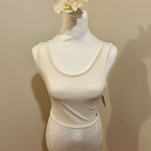 NWT Roxy Off-White Sleeveless Top